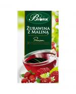 Bi Fix Premium żurawina z maliną herbatka owocowa - 20 sasz.
