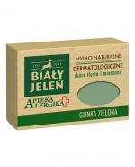 BIAŁY JELEŃ APTEKA ALERGIKA Mydło naturalne dermatologiczne GLINKA ZIELONA - 125 g