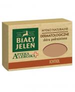 BIAŁY JELEŃ APTEKA ALERGIKA Mydło naturalne dermatologiczne ICHTIOL - 125 g