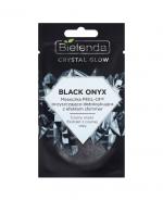 Bielenda Crystal Glow Black Onyx Maseczka Peel - Off oczyszczająco - detoksykująca z efektem shimmer - 8 g