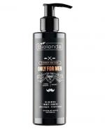 Bielenda Only For Men Barber Edition Żel do mycia twarzy i zarostu odświeżająco-oczyszczający, 190 g