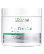 Bielenda Professional Premium Foot Bath Salt with lime and mint Sól do kąpieli stóp z limonką i miętą - 600 g