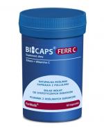 BICAPS FERR C - 60 kaps. Żelazo i witamina C.