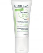  BIODERMA SEBIUM GLOBAL COVER Przeciwtrądzikowy krem koloryzujący - 30 ml