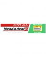 Blend-a-dent Extra Stark Neutral Super Klej do protez całkowitych i częściowych - 47 g
