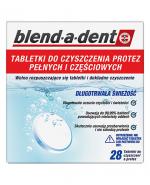Blend-a-dent Tabletki do czyszczenia protez pełnych i częściowych - 28 tabl.