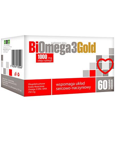  MBM Pharma BiOmega3Gold - 60 kaps. - cena, opinie, właściwości - Apteka internetowa Melissa  