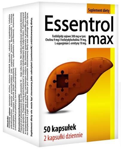   MBM Pharma Essentrol Max - 50 kaps. - cena, opinie, dawkowanie - Apteka internetowa Melissa  