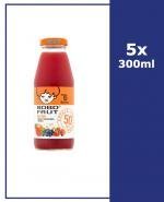 BOBO FRUT Nektar jabłko, truskawka i aronia po 6. miesiącu - 5 x 300 ml