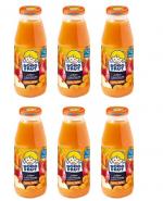 BOBO FRUT Sok jabłko i marchewka po 4 miesiącu - 6 x 300 ml