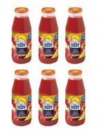 BOBO FRUT Sok jabłko, malina i winogrona po 4 miesiącu - 6 x 300 ml