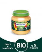  BoboVita Bio Jabłka z nektarynką i bananem po 5 m-cu - 125 g Przecier owocowy dla niemowląt - cena, opinie, skład