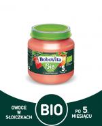 BoboVita Bio Jabłka z truskawkami po 5 m-cu - 125 g Przecier owocowy dla niemowląt - cena, opinie, stosowanie