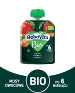  BoboVita Bio Mus Jabłko z morelą i mango po 6 m-cu - 80 g Do rozszerzania diety niemowląt - cena, opinie, stosowanie 