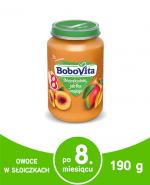  BOBOVITA Brzoskwinie jabłka i mango po 8 miesiącu - 190 g - cena, opinie, właściwości