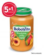 BOBOVITA Brzoskwinie jabłka i mango po 8 miesiącu - 6 x 190 g