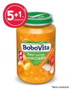 BOBOVITA Bukiet warzyw z kurczakiem po 8 m-cu - 6 x 190 g