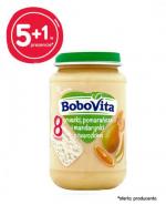 BOBOVITA Gruszki pomarańcze i mandarynki z twarożkiem po 8 miesiącu - 6 x 190 g