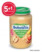 BOBOVITA Jabłka i banany z kleikiem owsianym po 6 m-cu - 6 x 190 g