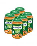 BOBOVITA Jarzynki z cielęciną i kluseczkami, po 8 m-cu - 6 x 190 g