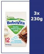 BOBOVITA JUNIOR Kaszka mleczno-ryżowa kakaowa po 12 miesiącu - 3 x 230 g