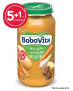  BOBOVITA Junior Warzywa w potrawce z cielęcinką 1-3 lata - 6 x 250 g - cena, opinie