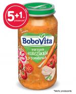  BOBOVITA Junior Warzywa z kurczakiem w pomidorach - 6 x 250 g - cena, opinie, właściwości