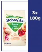  BOBOVITA Kaszka manna o smaku owocowym po 6 m-cu - 3 x 180 g