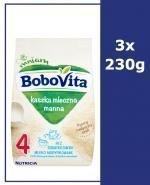 BOBOVITA Kaszka manna tradycyjny posiłek bez dodatku cukru po 4 m-cu - 3 x 230 g