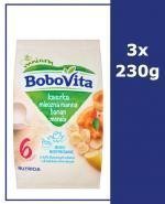BOBOVITA Kaszka mleczno-pszenna o smaku owocowym po 6 m-cu - 3 x 230 g