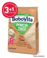 BOBOVITA PORCJA ZBÓŻ Kaszka bezmleczna zbożowo - jaglana pełnoziarnista 7 zbóż, po 8 miesiącu - 4 x 170 g