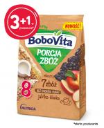 BOBOVITA PORCJA ZBÓŻ Kaszka mleczna 7 zbóż jabłko - śliwka, po 8 miesiącu - 4 x 210 g