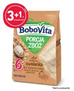 BOBOVITA PORCJA ZBÓŻ Owsianka pełnoziarnista delikatna kaszka po 6 m-cu - 4 x 170 g