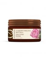 BOSPHAERA Cukrowy peeling do ciała Fioletowe peonie - 200 g