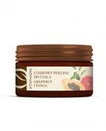 BOSPHAERA Cukrowy peeling do ciała Grejpfrut i papaja - 200 g