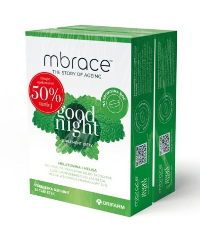  Mbrace Good Night, 2 x 30 tabletek - Apteka internetowa Melissa  