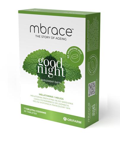 Mbrace Good Night, 30 tabl., cena, opinie, właściwości - Apteka internetowa Melissa