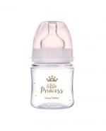 Canpol Babies Easy Start Butelka antykolkowa 35/233 kolor różowy - 120 ml