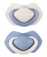  Canpol Babies Zestaw smoczków uspokajających silikonowych 6-18 m Pure Color niebieski 22/645blu - 2 szt. - cena, opinie, właściwości
