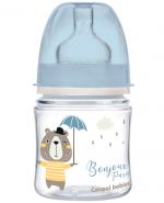Canpol Bonjour Paris Easy Start Butelka antykolkowa niebieska - 120 ml