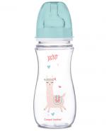 CANPOL BABIES Butelka szerokootworowa antykolkowa EasyStart 35/222, zielona - 300 ml