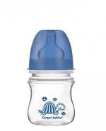CANPOL BABIES Butelka szerokootworowa antykolkowa EasyStart  KOLOROWE ZWIERZĘTA 120 ml 35/205 - 1 szt.