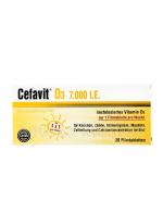CEFAVIT D3 7000 j.m. - 20 tabl. - Apteka internetowa Melissa