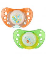 CHICCO PHYSIO AIR NIGHT Smoczek do uspokajania 6-12m - 2 szt. 