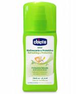 CHICCO Odświeżający i ochronny spray odstraszający komary - 100 ml