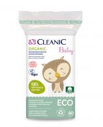 CLEANIC BABY ECO biodegradowalne płatki dla niemowląt i dzieci 60 szt.