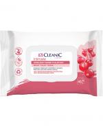 CLEANIC INTIMATE nawilżany papier toaletowy z ekstraktem z żurawiny i kwasem mlekowym 40 szt.