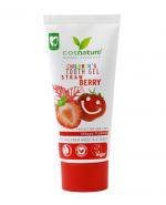 Cosnature Naturalna pasta do zębów dla dzieci w żelu o smaku truskawkowym - 60 ml