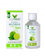 Cosnature Naturalny płyn do płukania ust o smaku limonki i mięty - 300 ml