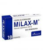 MILAX-M Czopki glicerolowe dla dorosłych - 10 czop.